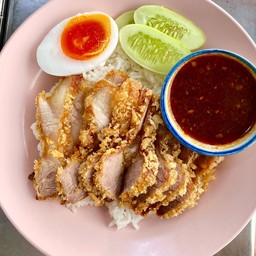 ข้าวหมูทอด