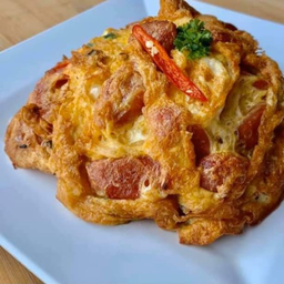 ไข่เจียวเชียงราดข้าว