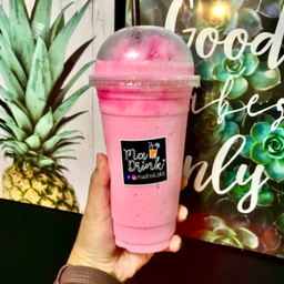 นมหมีสีชมพูปั่น