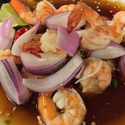 ยำกุ้งสุก