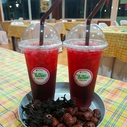 น้ำกระเจี๊ยบ+พุทราจีนเย็น