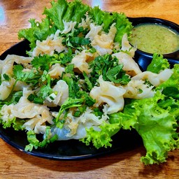 แมงกระพรุนลวกน้ำมันงา