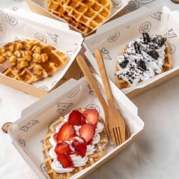 มะพร้าวปั่นนมสด ชา กาแฟ บ้านแพ้ว