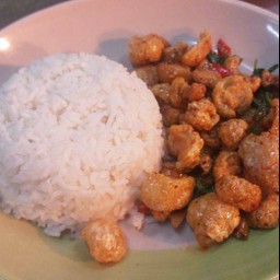 ข้าวกระเพรากากหมู