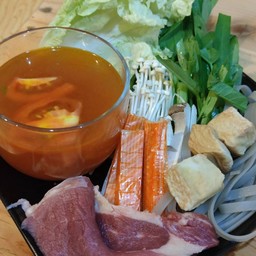 ชาบูซุปมะเขือเทศ (ต้มพร้อมทาน)