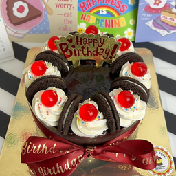 เค้กช็อกโกแลตหน้านิ่ม แต่งโอรีโอ้ 1P