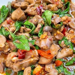 กะเพราะเครื่องในไก่