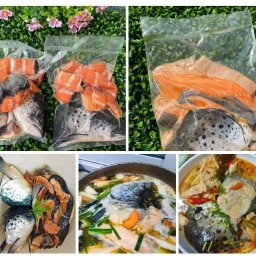 อาหารทะเลสด-แช่แข็ง ร้านน้องยูจีน เคหะร่มเกล้า
