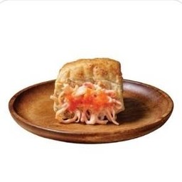 ขนมปังไส้ทะลัก ปูอัดไข่กุ้ง