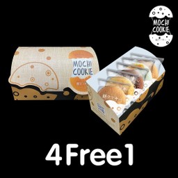 4 free 1  Mochi Cookie Box Set 5 Pc.