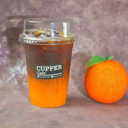 กาแฟส้มเย็น