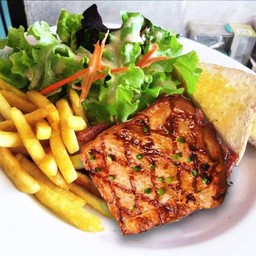 สเต๊กไก่สไปซี