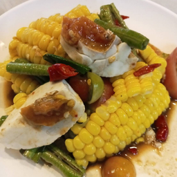 ตำข้าวโพดไข่เค็มปลาร้า