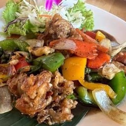 ปูนิ่มผัดพริกไทยดำ