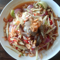 ตำมะม่วงกะปิกุ้งสด