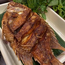 ปลาทับทิมทอดน้ำปลา