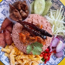 ผัดไทยกากหมู-ข้าวคลุกกะปิ ยายพร