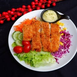 สลัดปลาดอลลี่ทอด