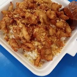 ข้าวไก่กระเทียม