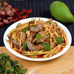 ยำมะม่วงกุ้งสด