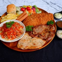 Dr steak ถาดใหญ่สุดคุ้ม