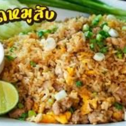 ข้าวผัดหมูสับสับ