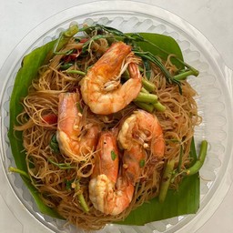 หมี่กระเฉดกุ้ง
