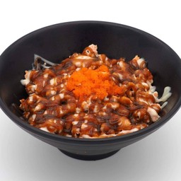 ข้าวแซลมอนสับไข่กุ้ง