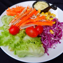 สลัดผักปูอัด