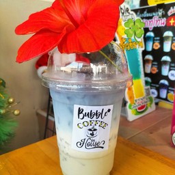 มัทฉะอัญชันลาเต้