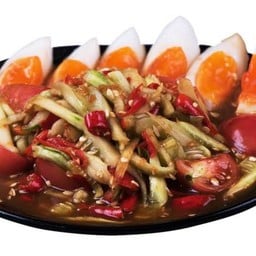 ตำแตง ไข่ต้มมะตูม