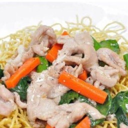 ลาดหน้า หมูหมัก