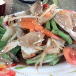 ตำปูม้าสด