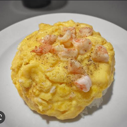 ข้าวไข่เจียวกุ้งสับ