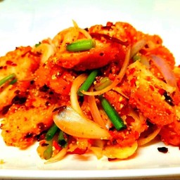 ยำไก่แซ่บ (ไก่สไปร์ซี่)#กับข้าว#