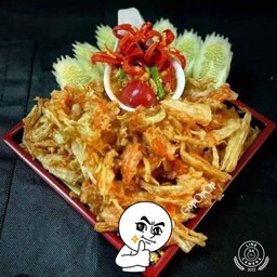 ส้มตำทะเลทอด