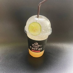 มะนาวโซดาน้ำผึ้ง (เย็น)