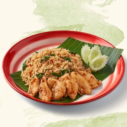 ข้าวกะเพราไก่คลุก