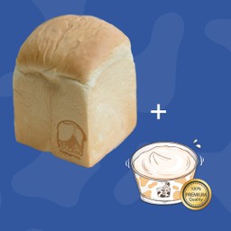 Obihiro milk bread + milky dip