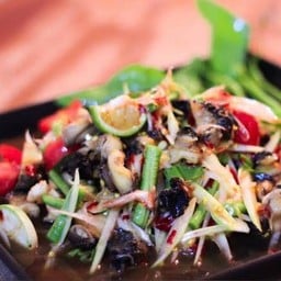 ตำลาว หอยเชอรี่