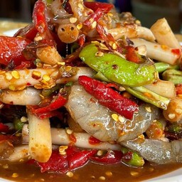 ตำไหลบัวกุ้งสด