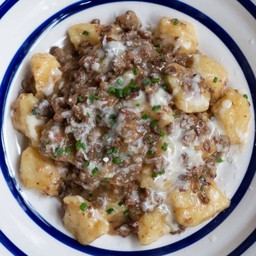 Gnocchi di patate con ragu'd'anatra