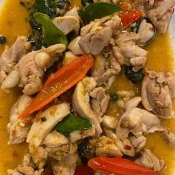 ผัดฉ่า ไก่บ้าน