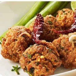 ลาบหมูทอด