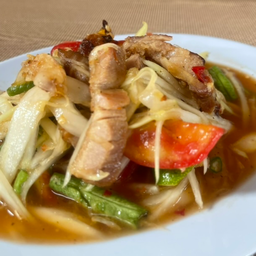 ตำหมูย่าง ปลาร้า