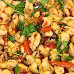 กระเพราไก่ เป็นกับข้าว