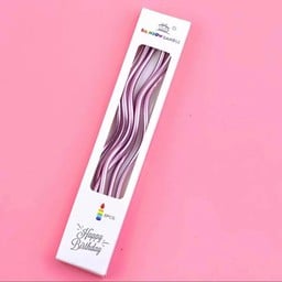 เทียนวันเกิดเกลียว ( Pink )