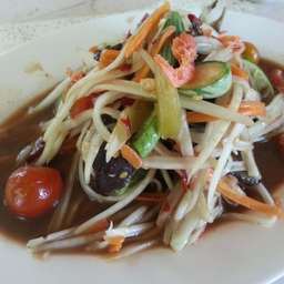 ส้มตำปลาร้า ไม่ใส่ปู