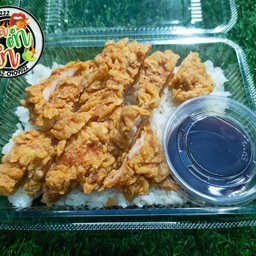 ข้าวไก่ทอด+ ซอสเกาหลี