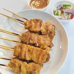 หมูสะเต๊ะ 20 ไม้